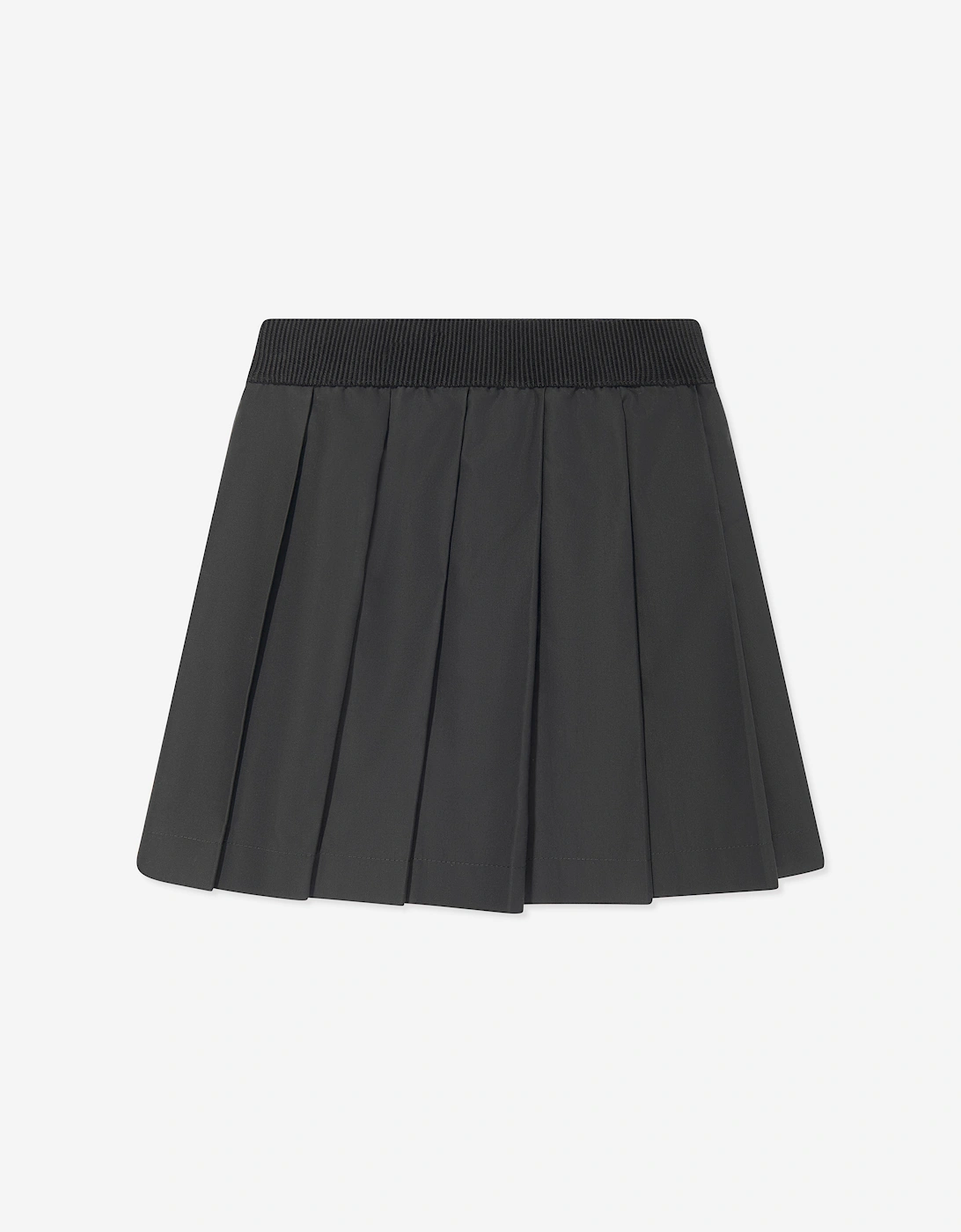 Enfant Girls Pleated Skirt in Black