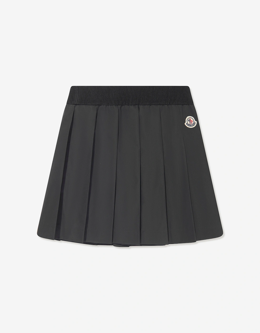 Enfant Girls Pleated Skirt in Black, 5 of 4