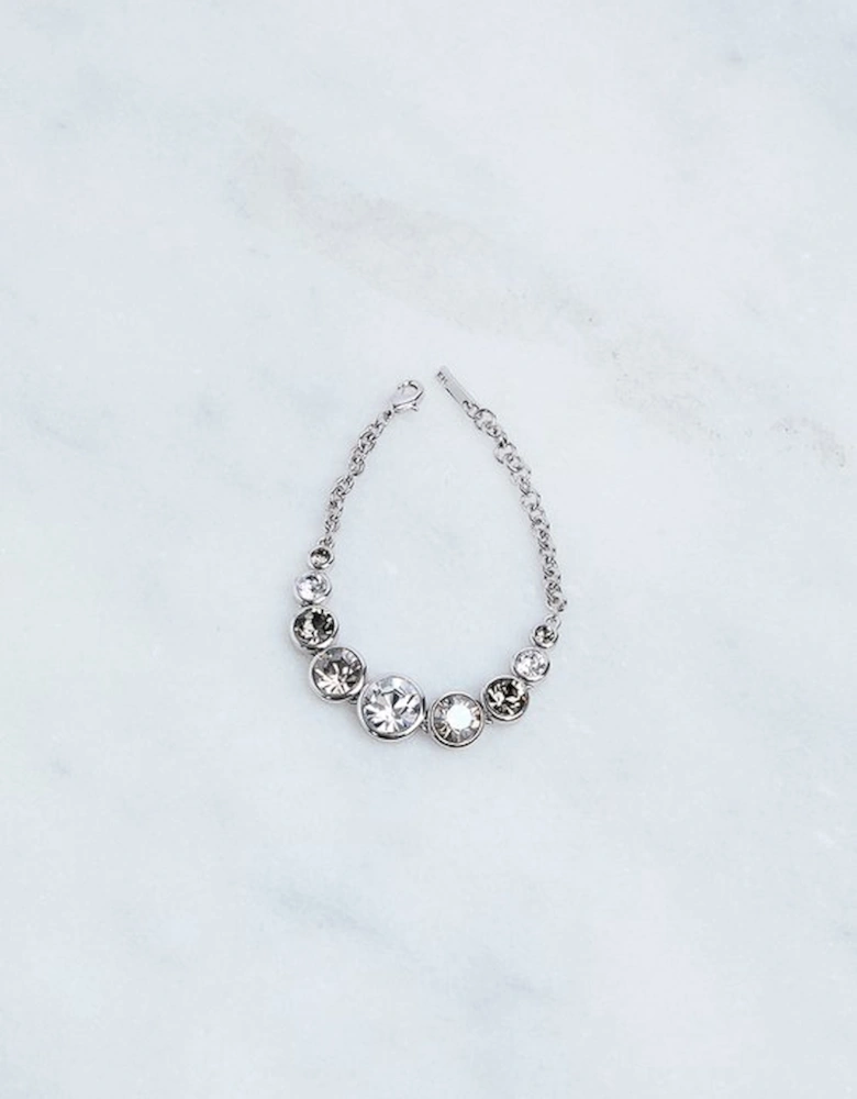 Hand Set European Crystal Teardrop Bracelet