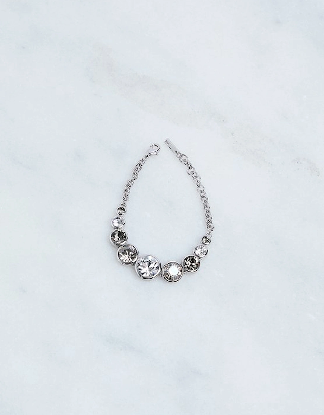 Hand Set European Crystal Teardrop Bracelet