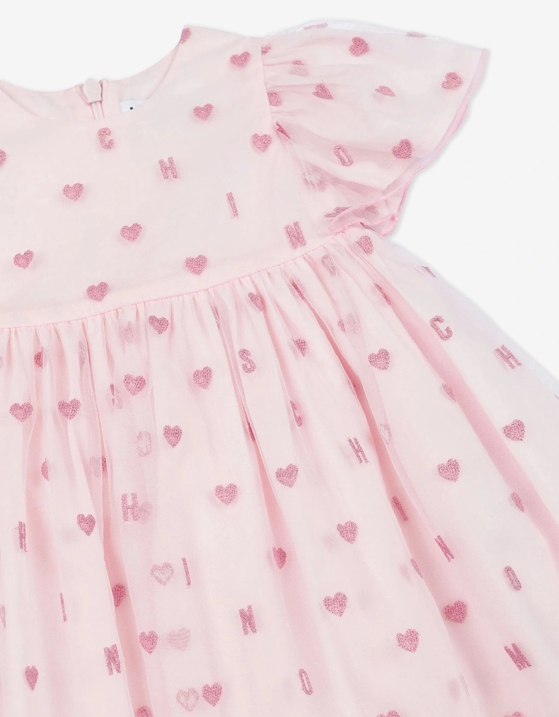 Baby Girls Hearts Dress in Pink