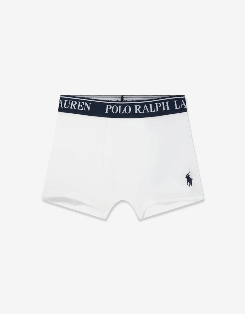 Boys 3 Pack Boxer Shorts Set in White