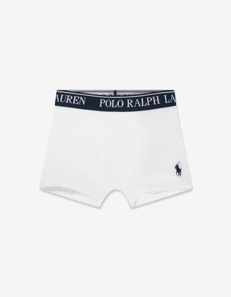 Boys 3 Pack Boxer Shorts Set in White