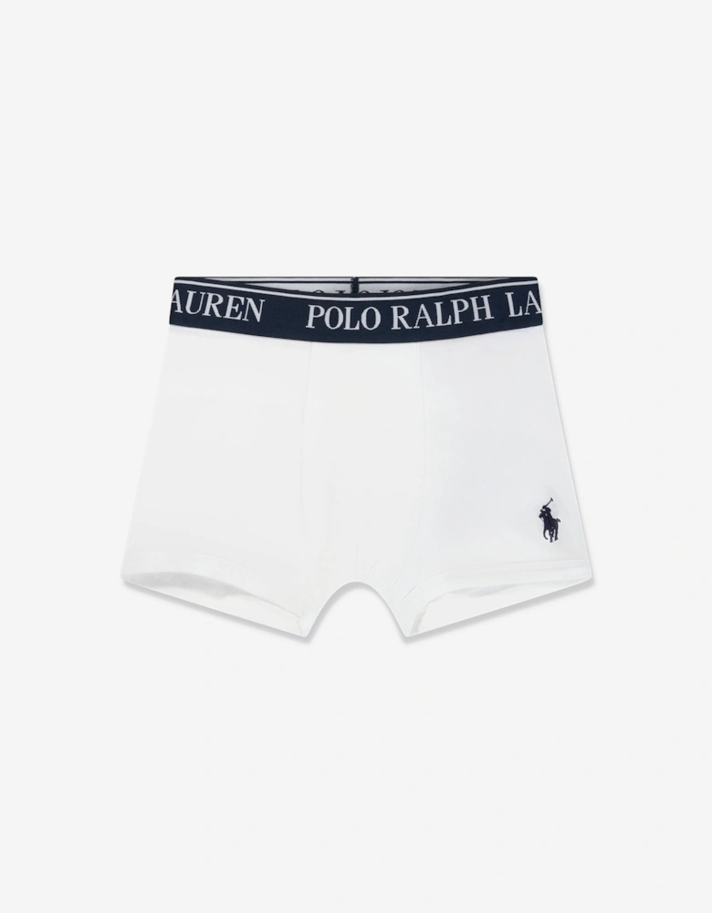 Boys 3 Pack Boxer Shorts Set in White