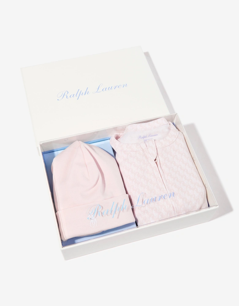 Baby Girls Babygrow Set in Pink