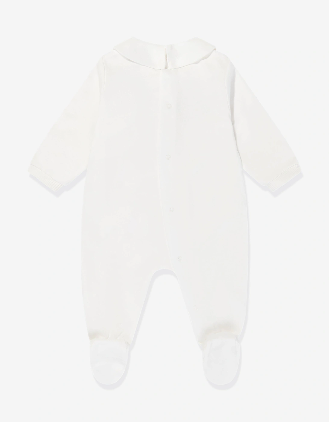 Baby Teddy Bear Logo Babygrow in Ivory