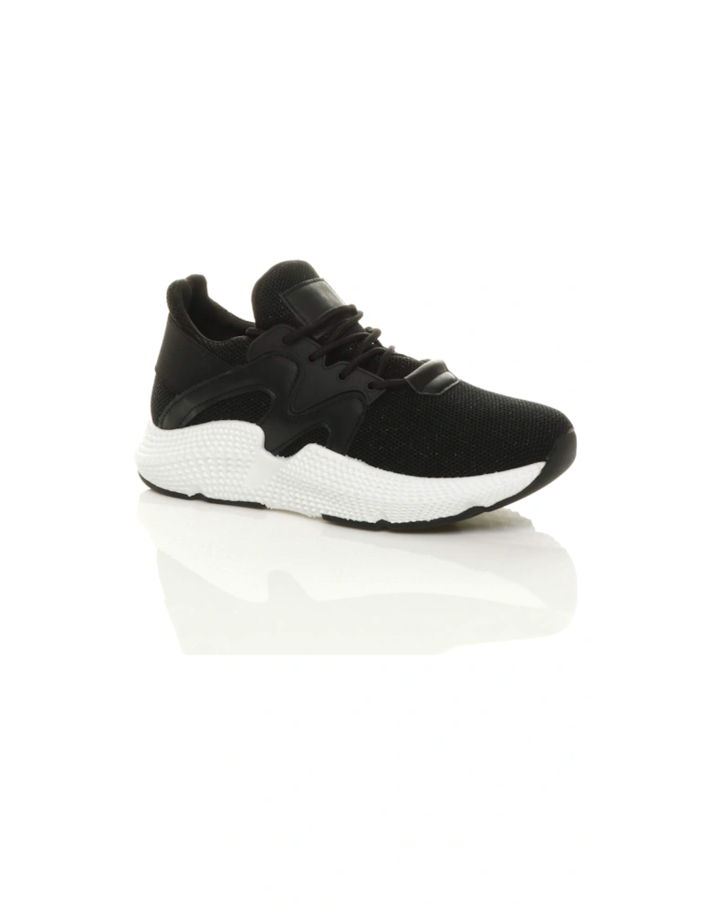 Low  Heel Lace Up Retro  Chunky Trainers