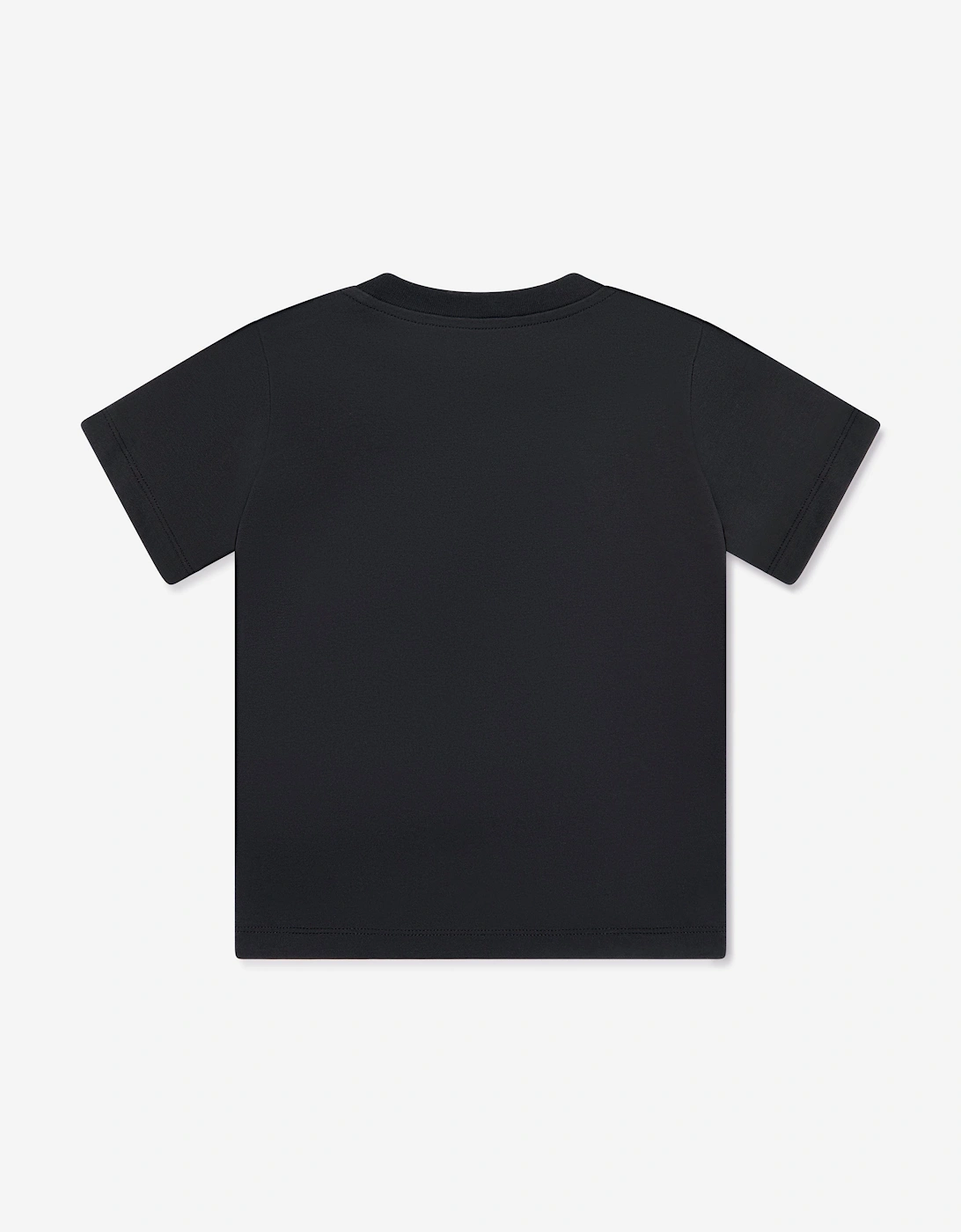 Boys Logo Print T-Shirt in Black