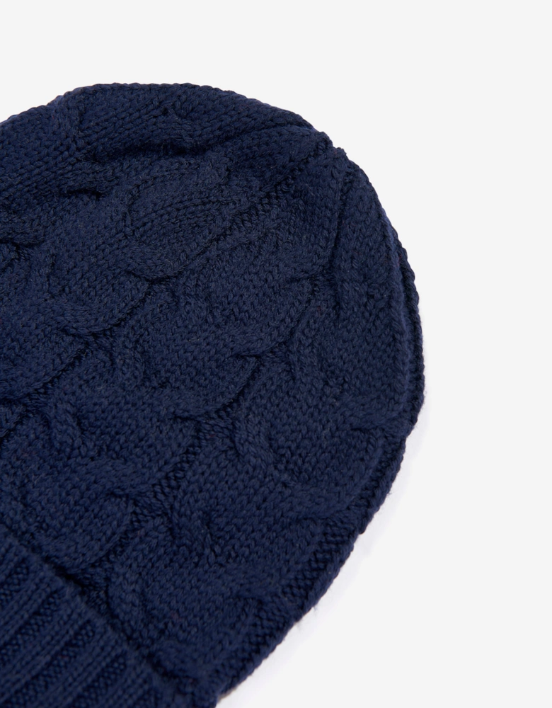 Enfant Boys Logo Beanie Hat in Navy