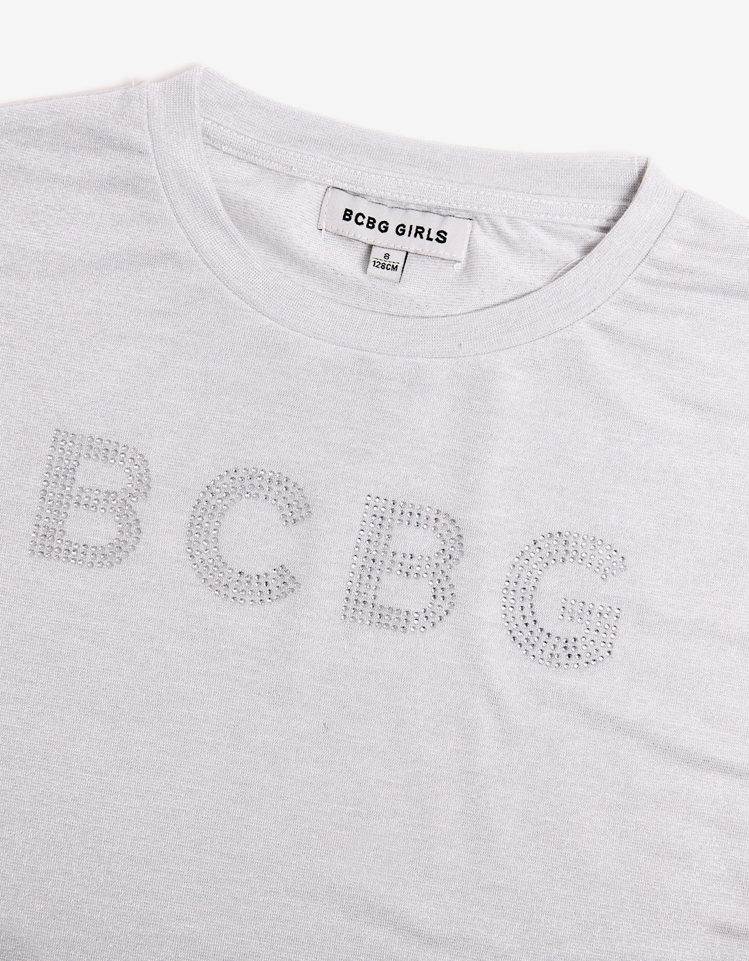 BCBG Girls Glitter T-Shirt in Grey