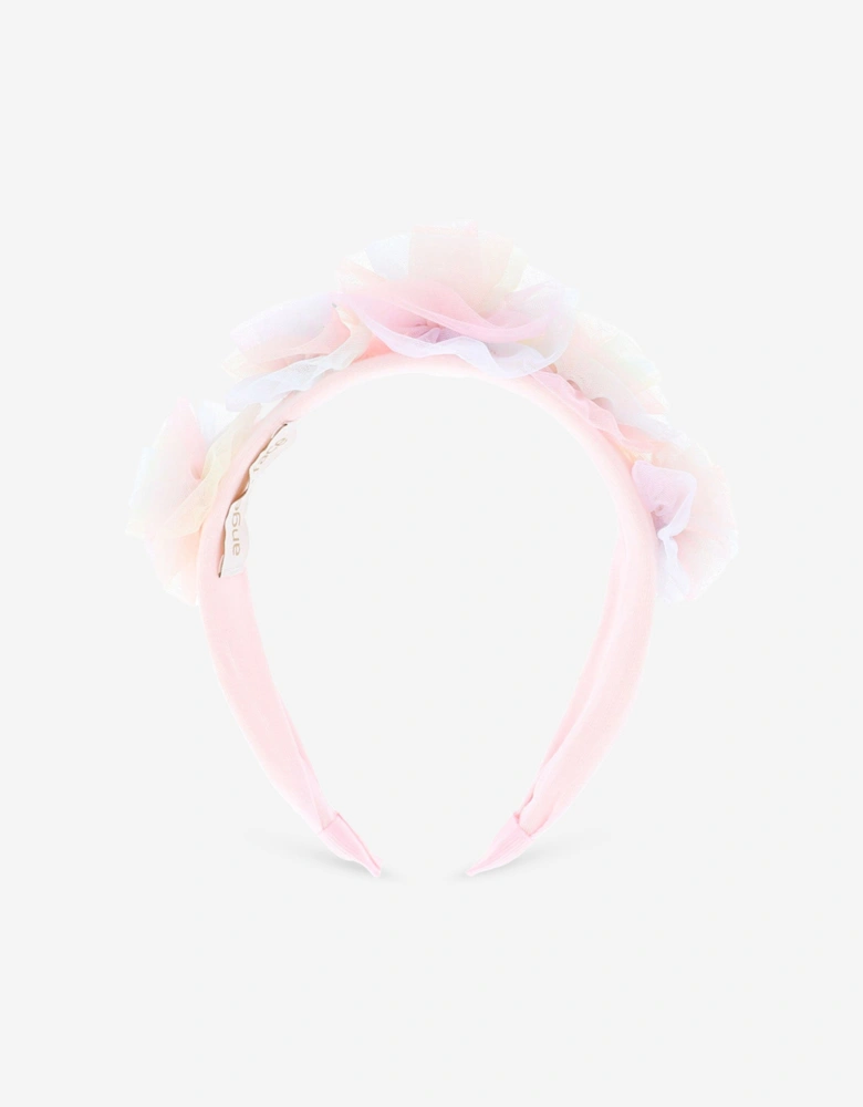 Angels Face Girls Rosie Tulle Alice Band in Multicolour