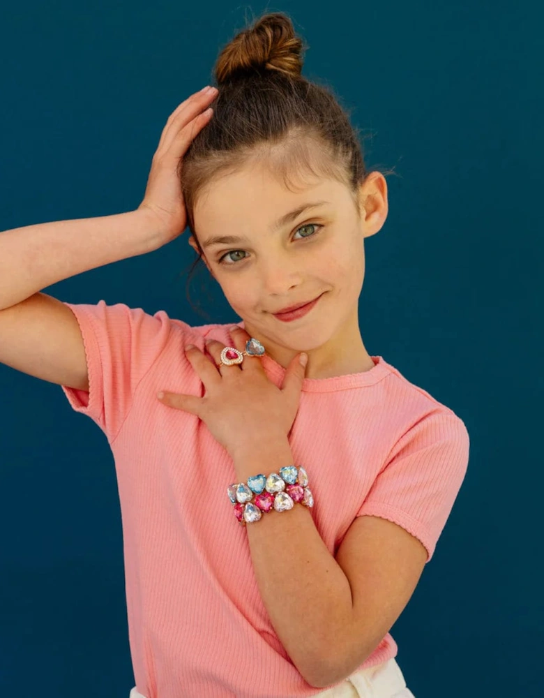 Girls Central Park Pearl Hair Ties in Pearl