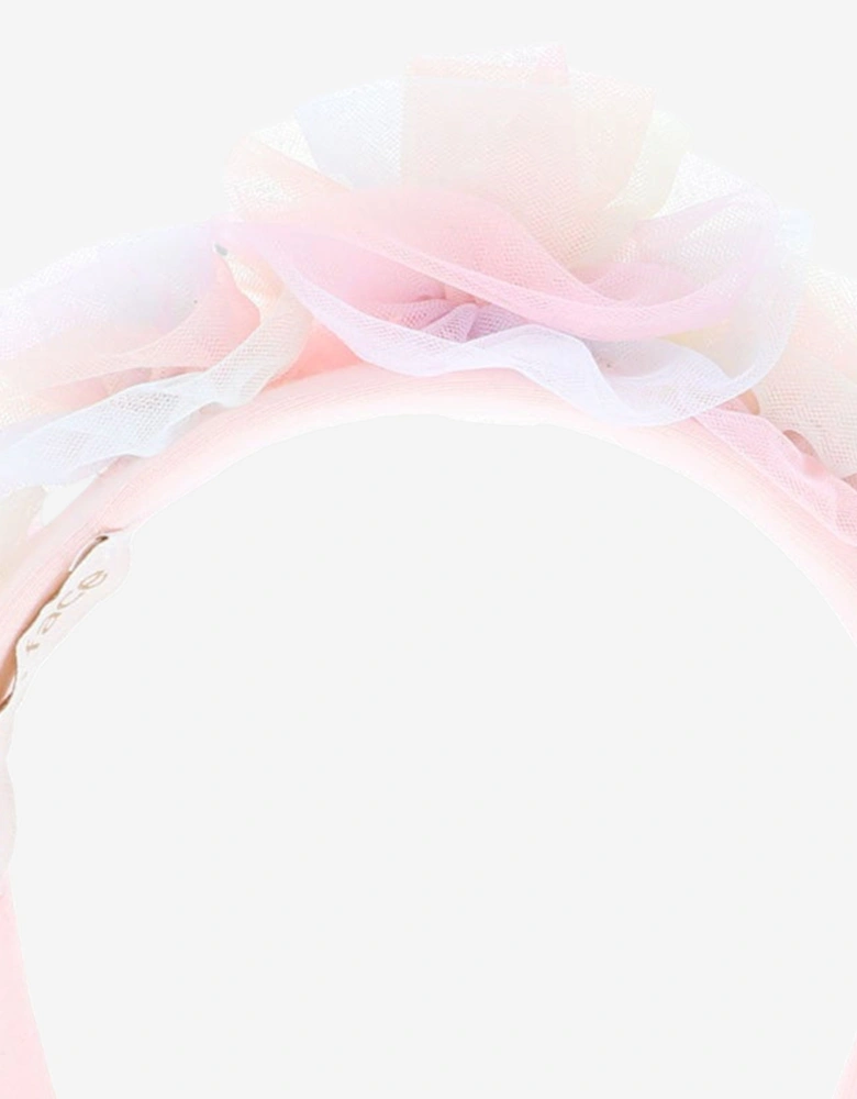 Angels Face Girls Rosie Tulle Alice Band in Multicolour