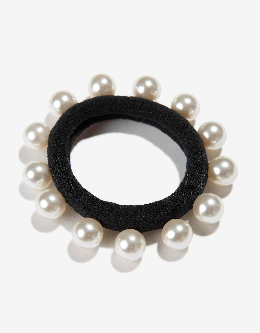 Girls Central Park Pearl Hair Ties in Pearl