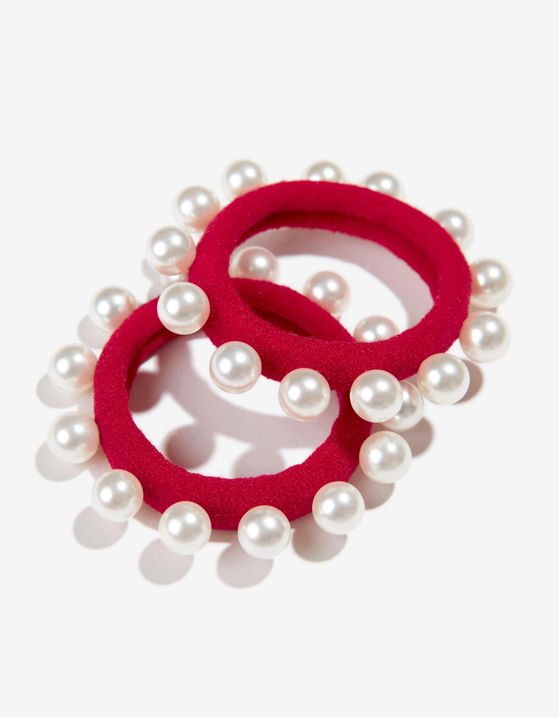 Girls Central Park Pearl Hair Ties in Pearl