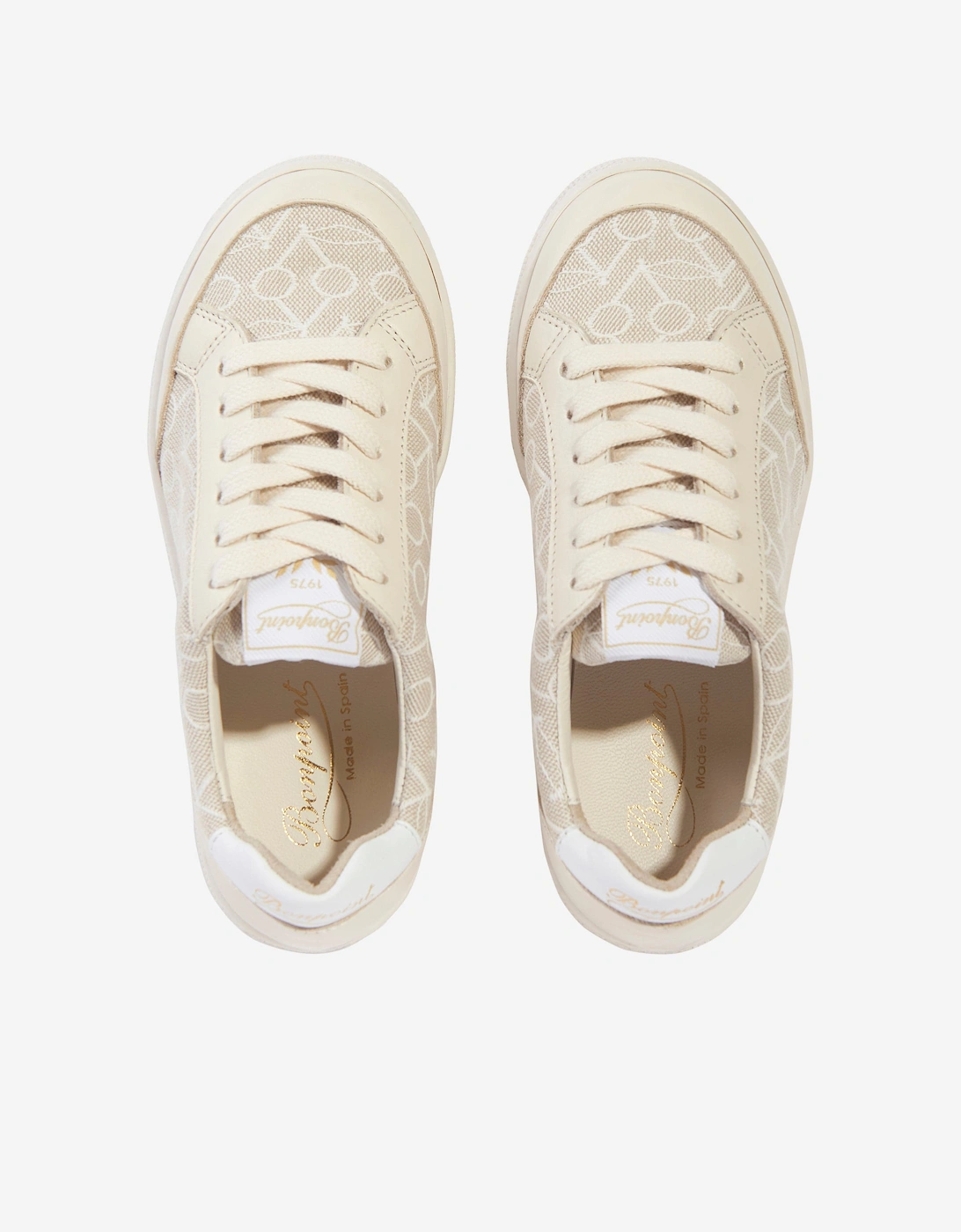 Kids Cameron Trainers in Beige
