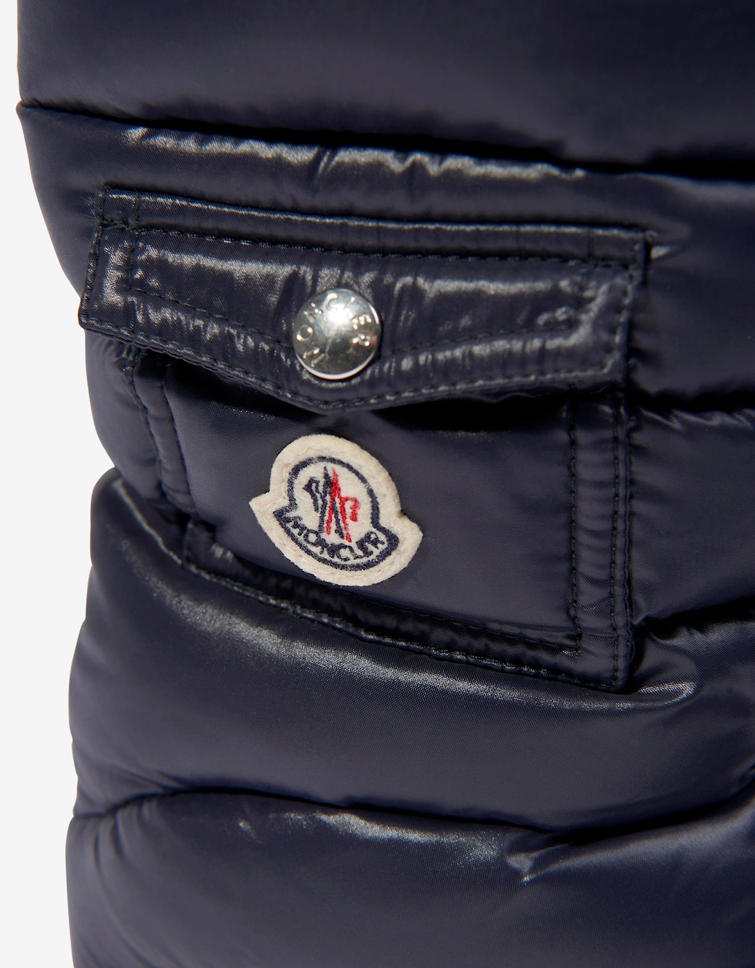 Enfant Kids Down Padded Petit Gaia Pocket Snow Boots in Navy