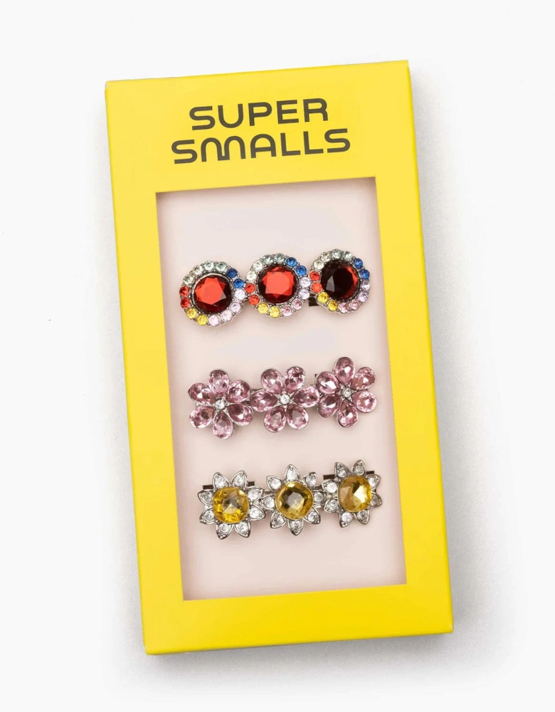 Girls Ballet Recital Gem Hair Barrettes in Multicolour