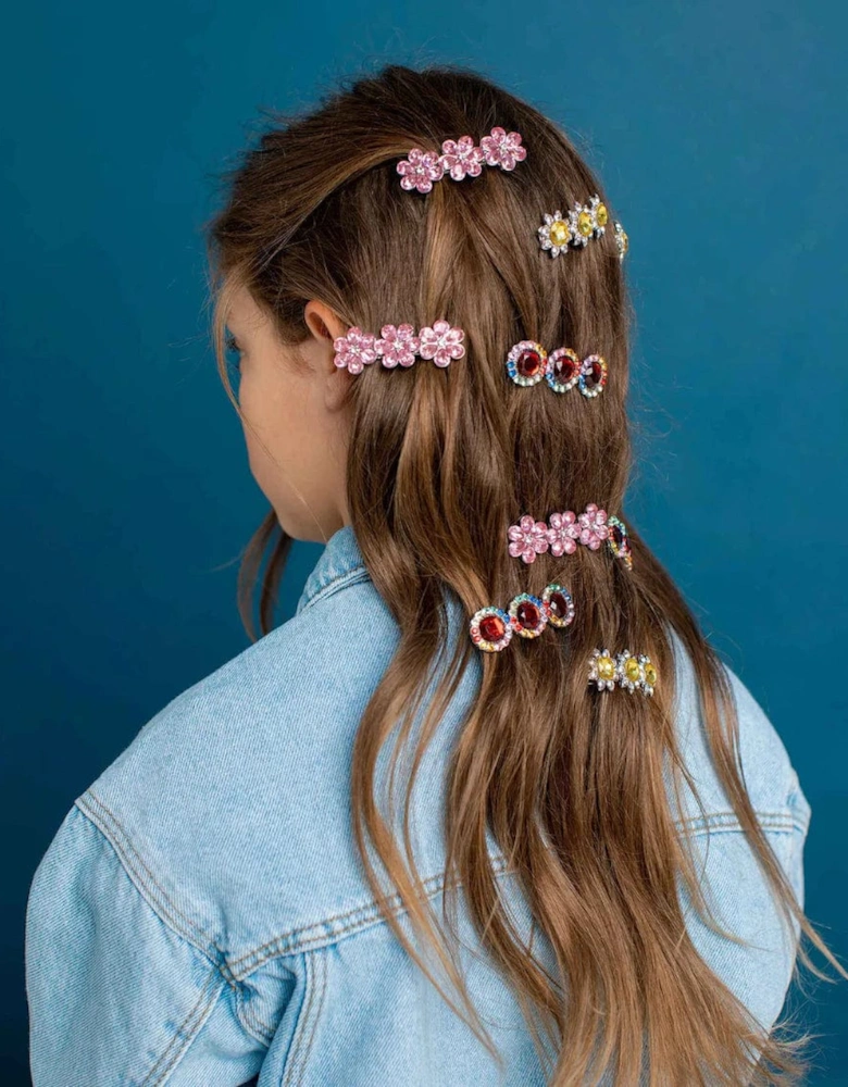 Girls Ballet Recital Gem Hair Barrettes in Multicolour