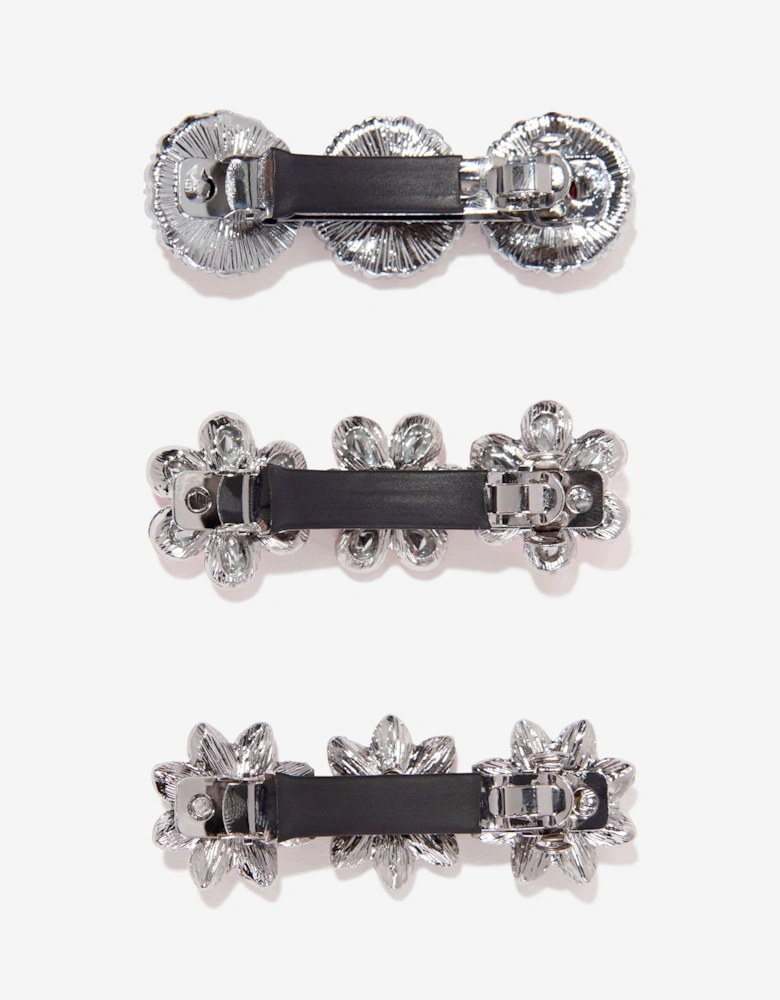 Girls Ballet Recital Gem Hair Barrettes in Multicolour