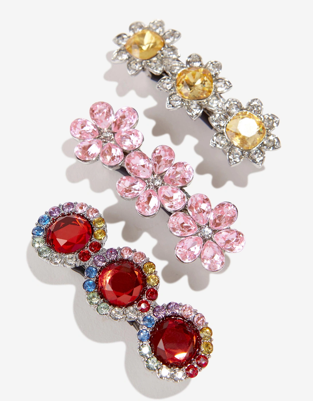 Girls Ballet Recital Gem Hair Barrettes in Multicolour