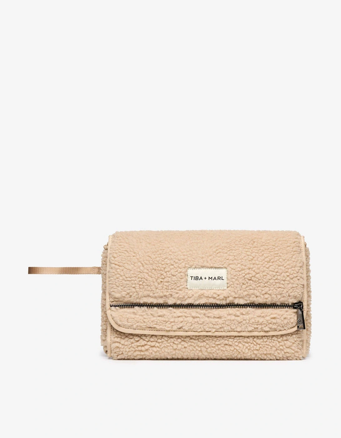 Baby Etta Changing Clutch Borg Fleece in Beige (33cm), 5 of 4