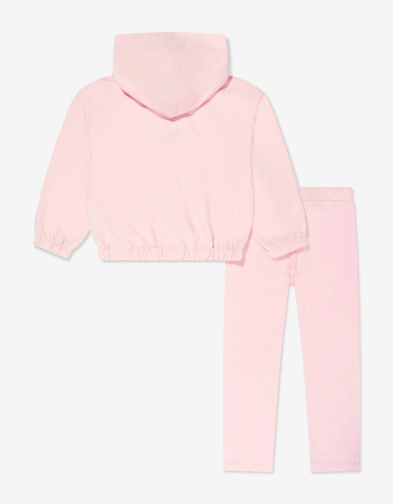 Girls Teddy Bear Legging Set in Pink
