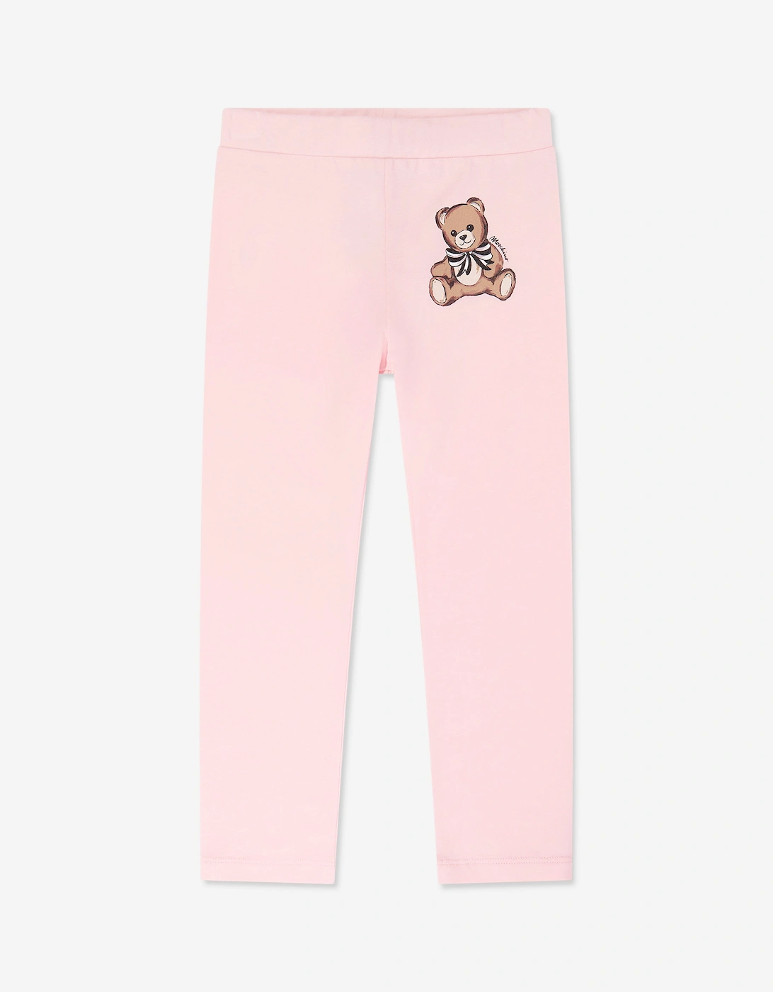 Girls Teddy Bear Legging Set in Pink