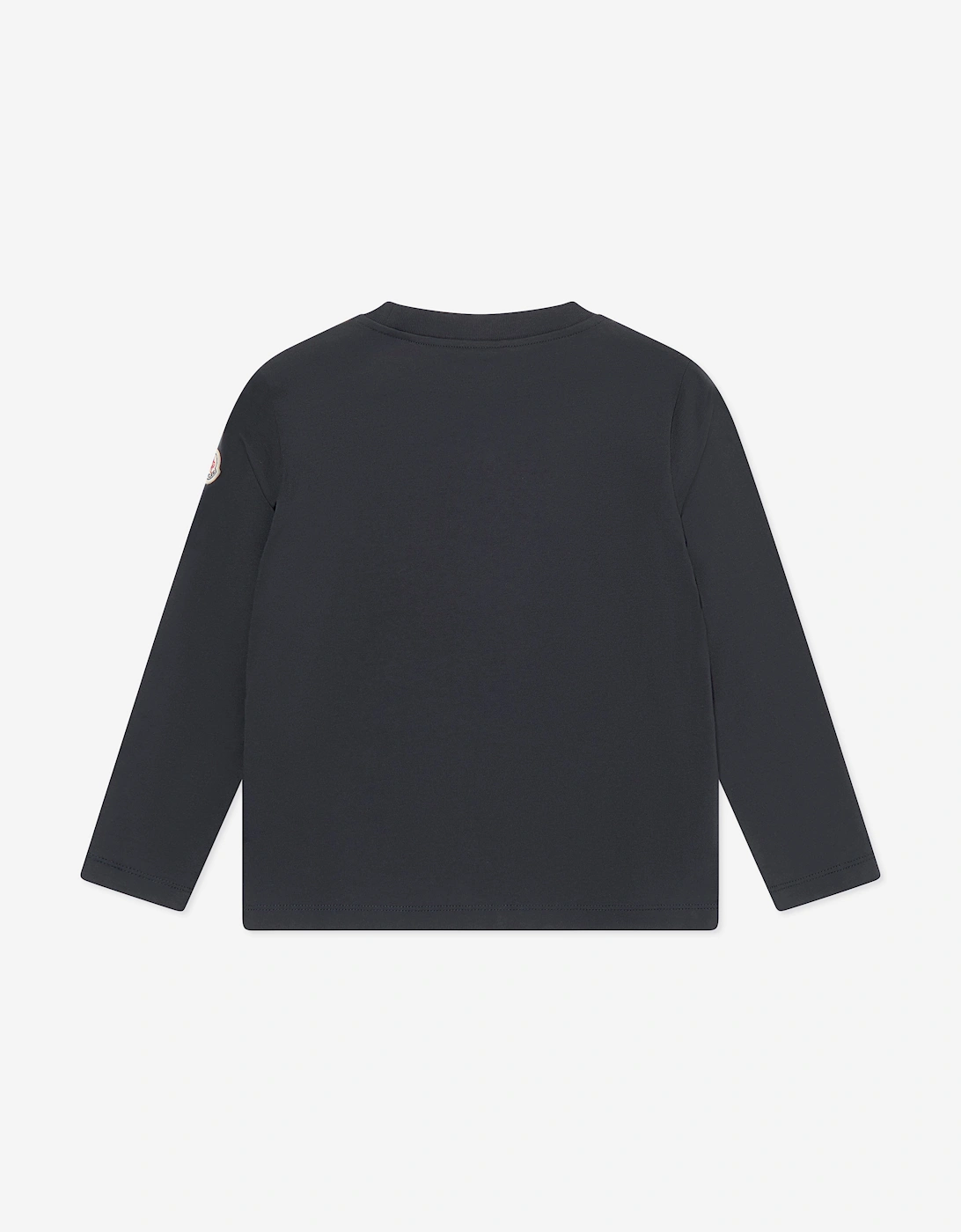 Enfant Boys Long Sleeve Logo T-Shirt in Navy