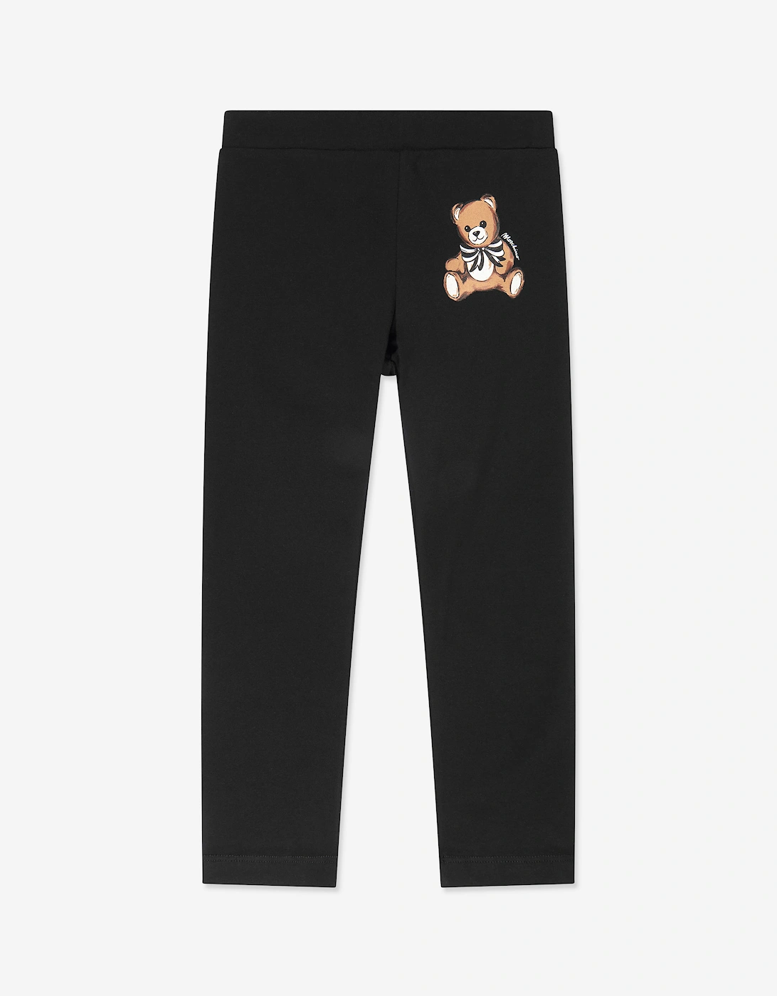 Girls Teddy Bear Legging Set in Black