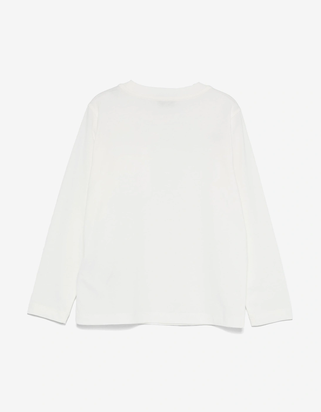 Enfant Boys Long Sleeve Logo T-Shirt in White