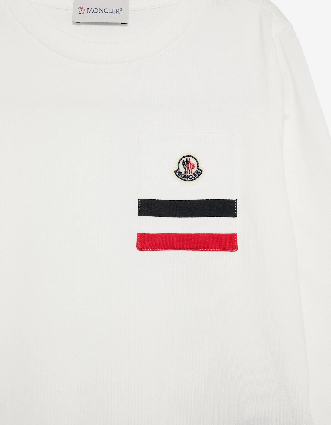 Enfant Boys Long Sleeve Logo T-Shirt in White