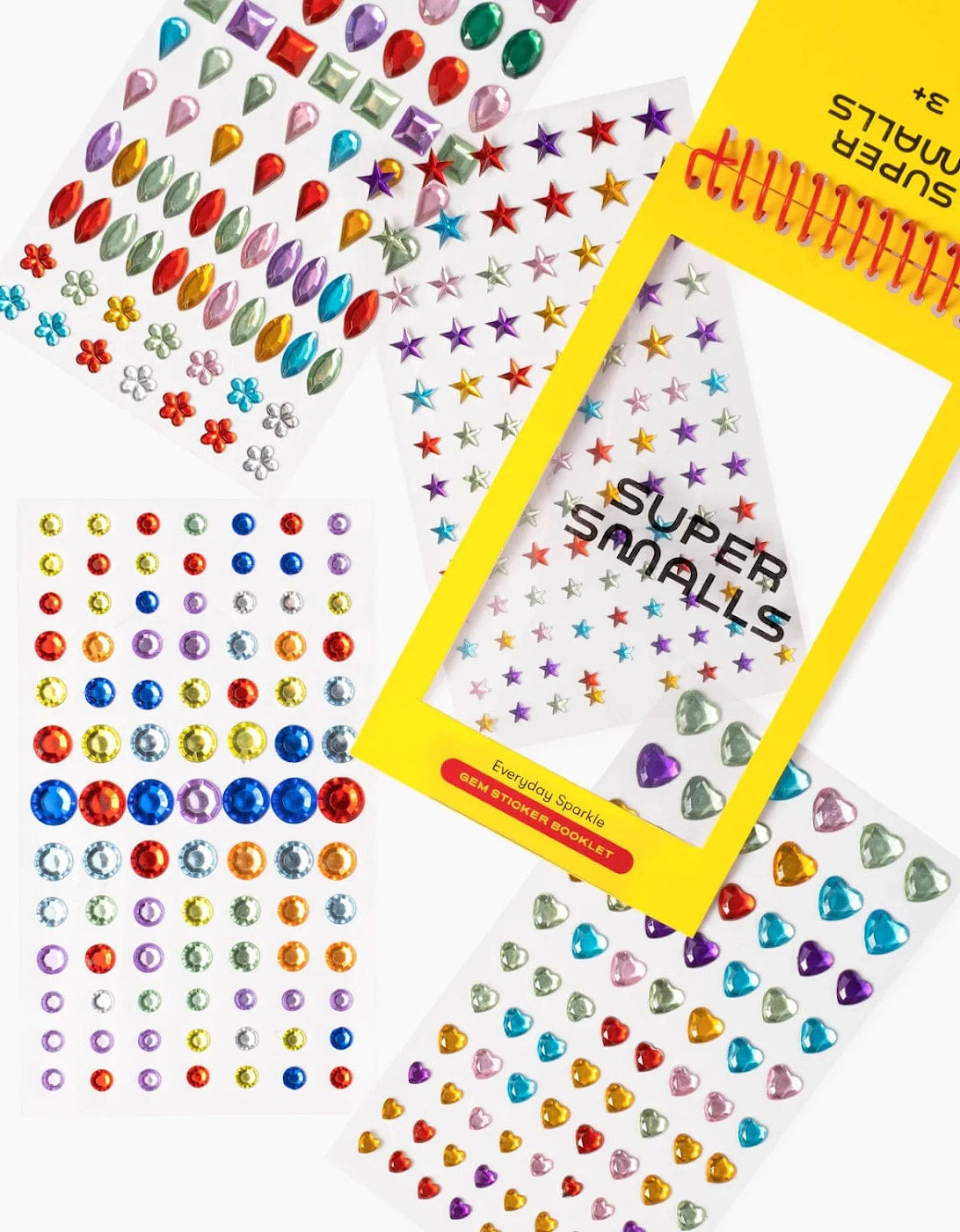 Girls Everyday Sparkle Page Jewel 4-Page Sticker Book in Black, 11 of 10