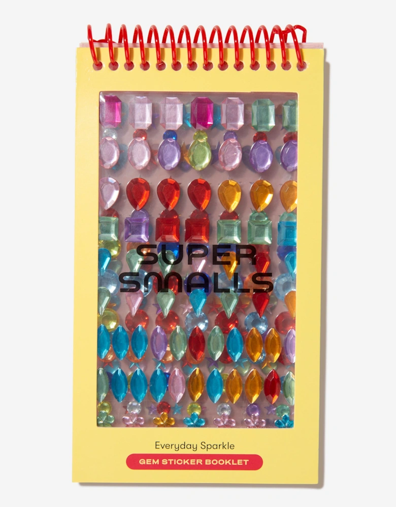 Girls Everyday Sparkle Page Jewel 4-Page Sticker Book in Black