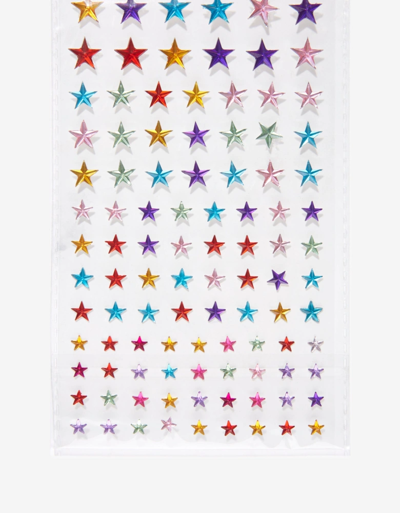 Girls Everyday Sparkle Page Jewel 4-Page Sticker Book in Black