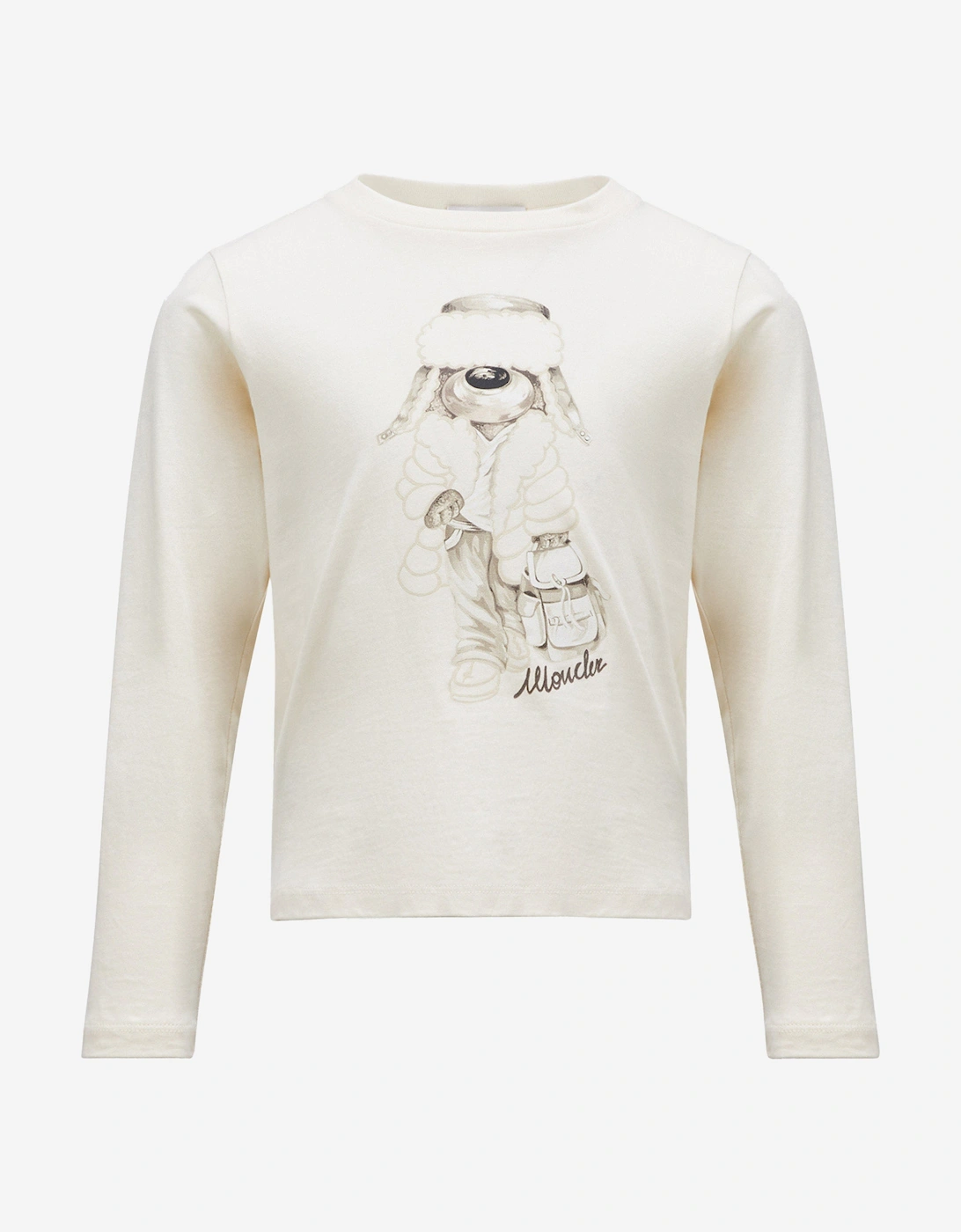 Enfant Girls Long Sleeve T-Shirt in Ivory
