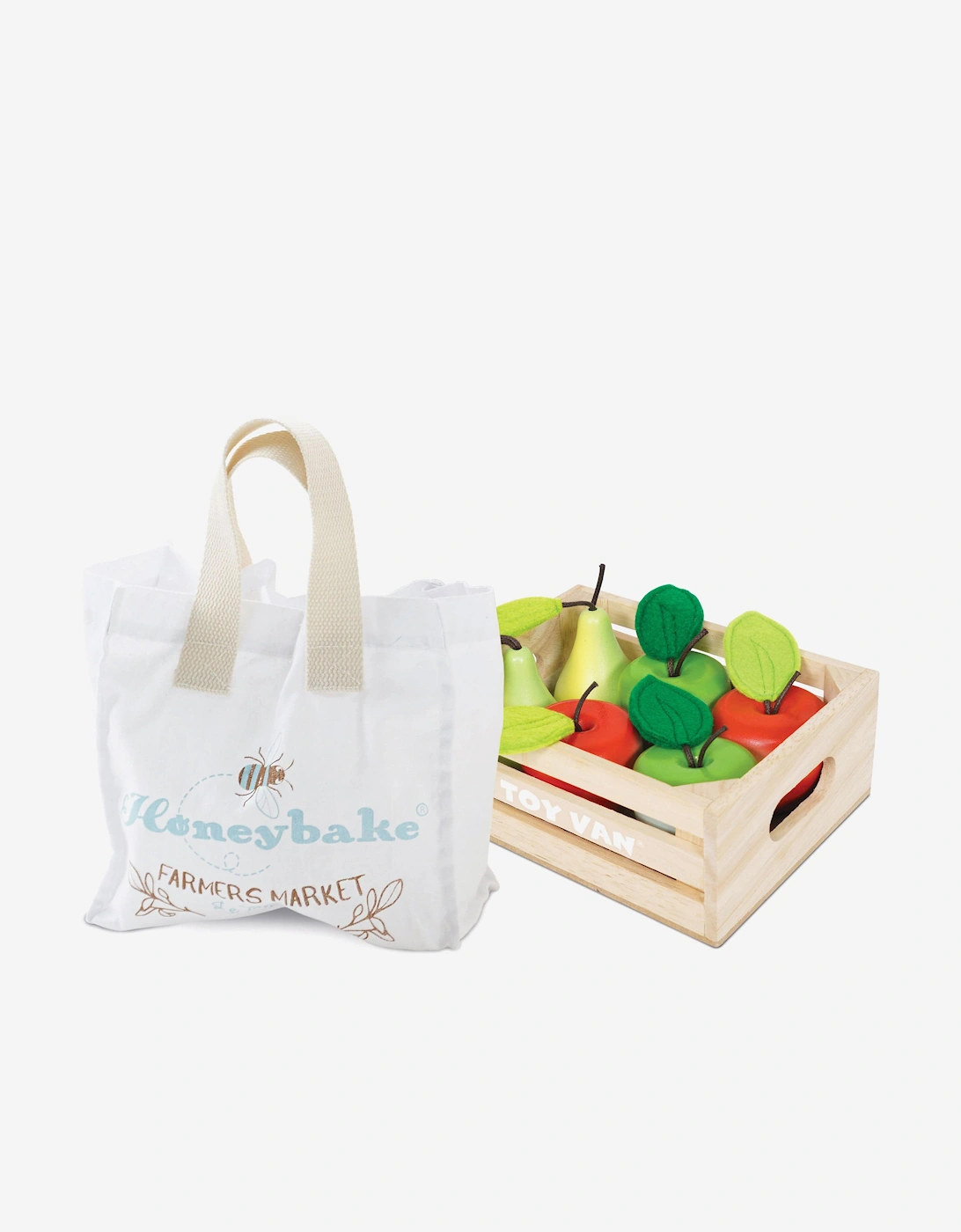 Le Toy Van Unisex Multi Wooden Market Stall And Fruit Food Crate (W:39.5 X D:38 X H:64cm) - Size: One Size, Kids