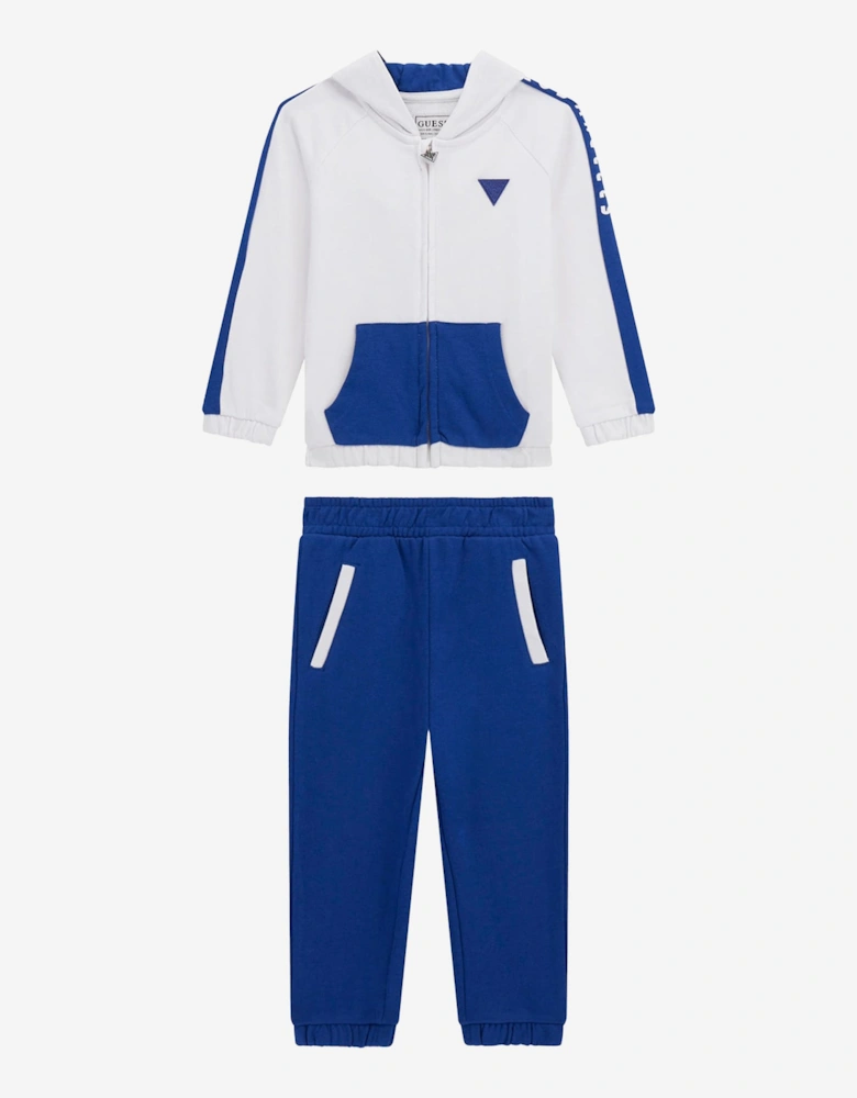 Boys Active Tracksuit in White