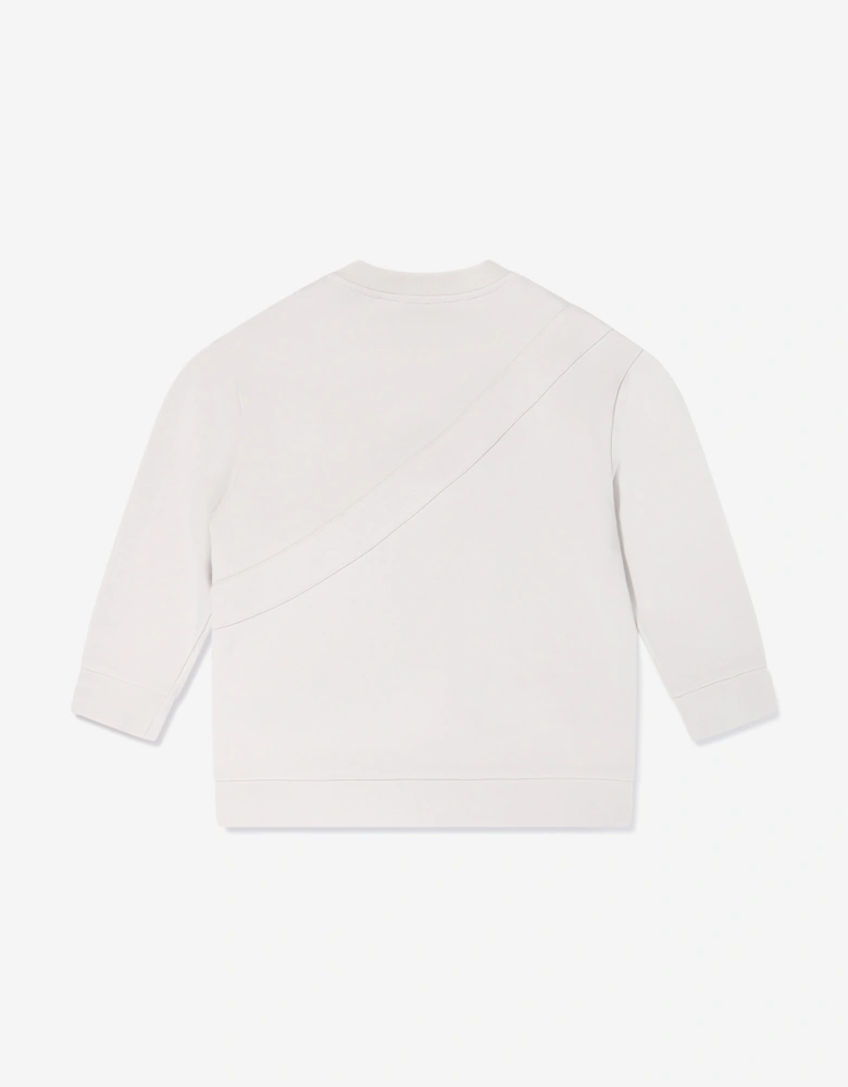 Kids Baguette Pocket Sweatshirt Ivory