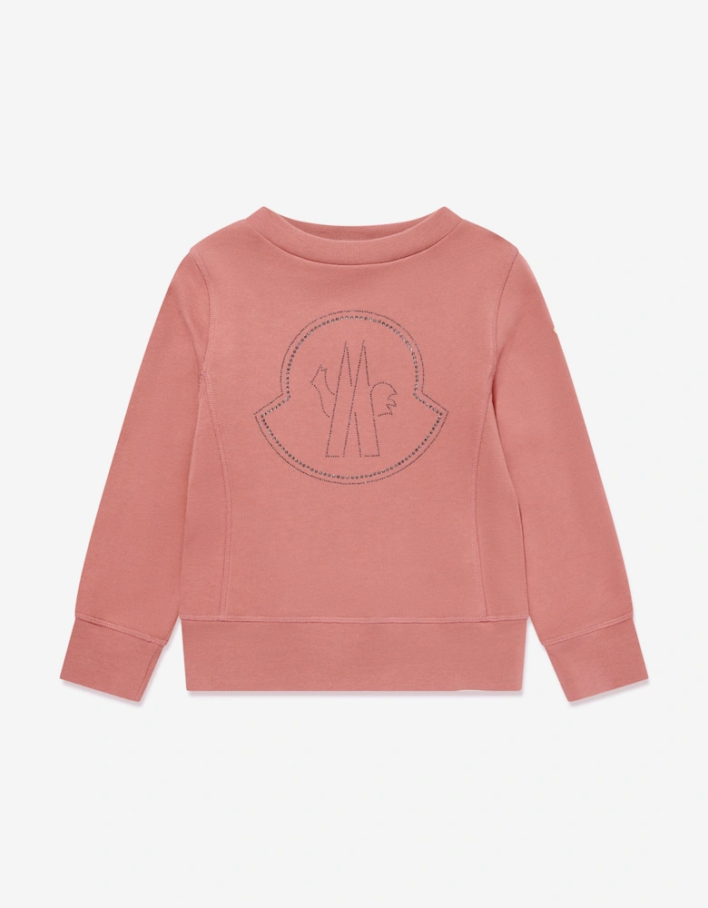 Enfant Girls Logo Sweatshirt in Pink