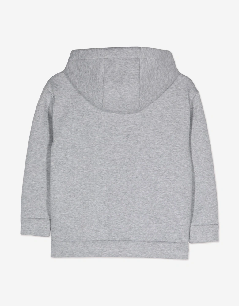 Kids FF Logo Zip Up Top in Grey