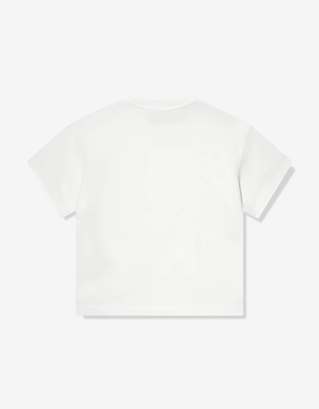Kids Logo Pocket T-Shirt in White