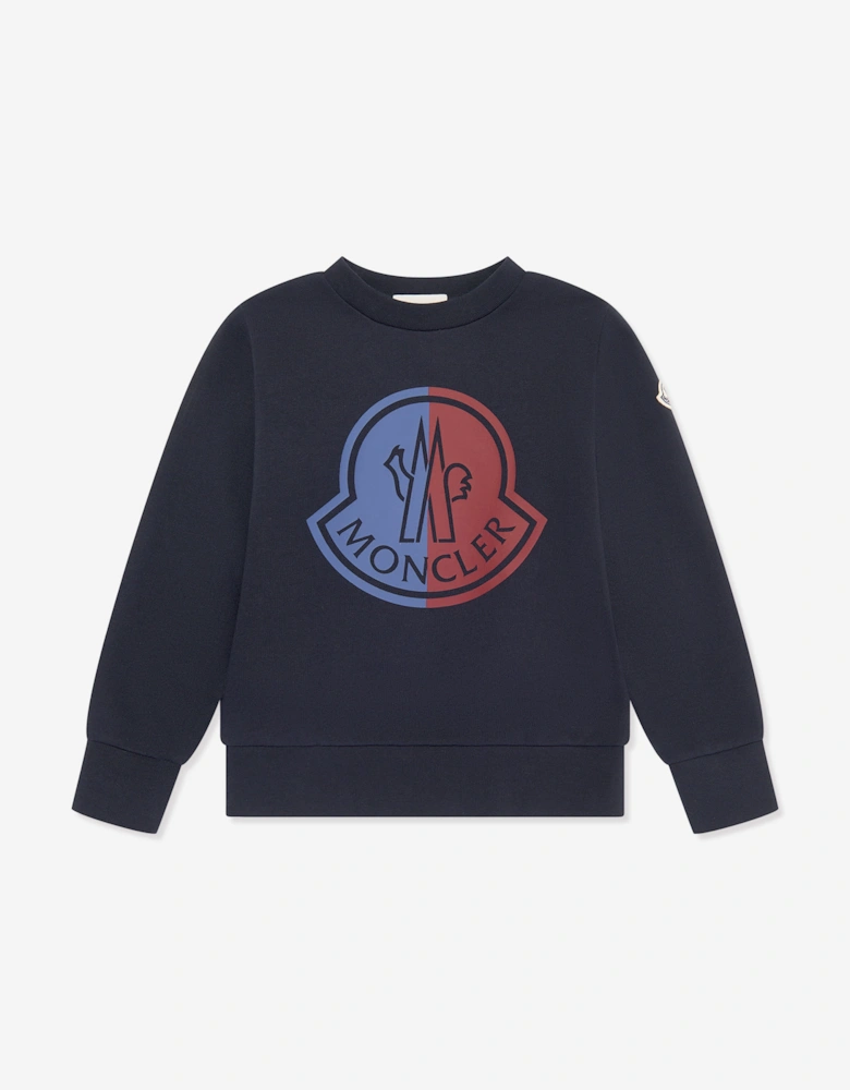 Enfant Boys Branded Sweatshirt in Navy