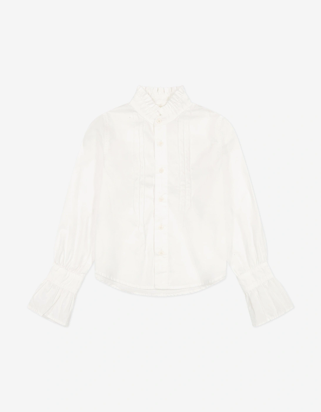 Girls Simona Shirt in White, 5 of 4