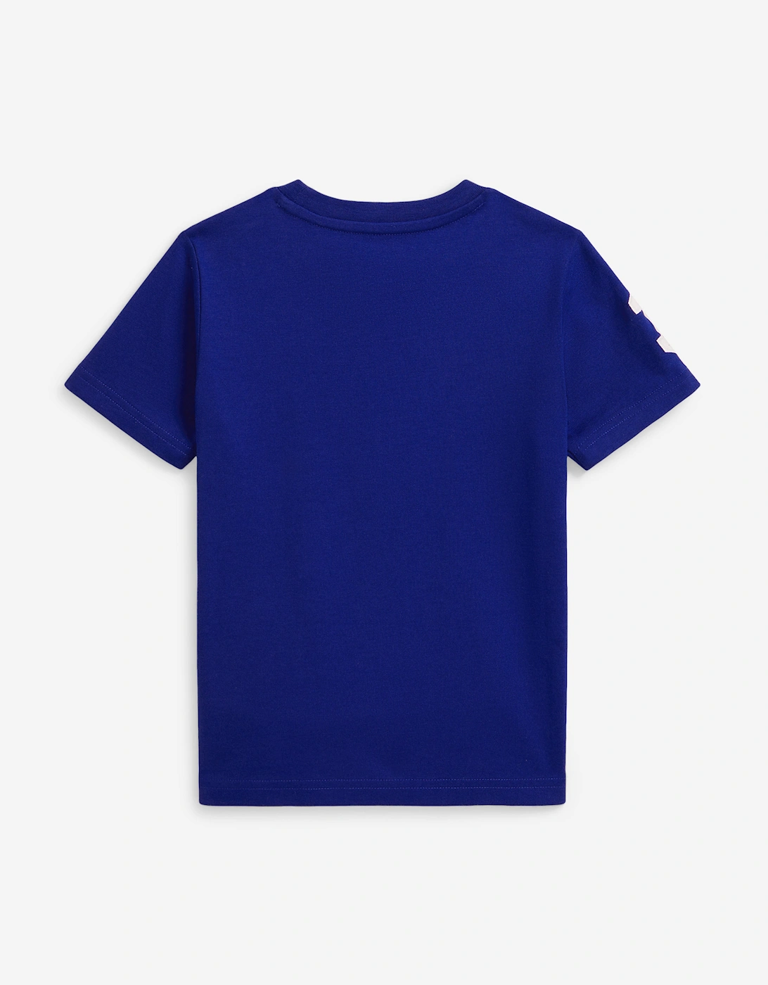 Boys Diagonal Stripe Logo T-Shirt in Blue