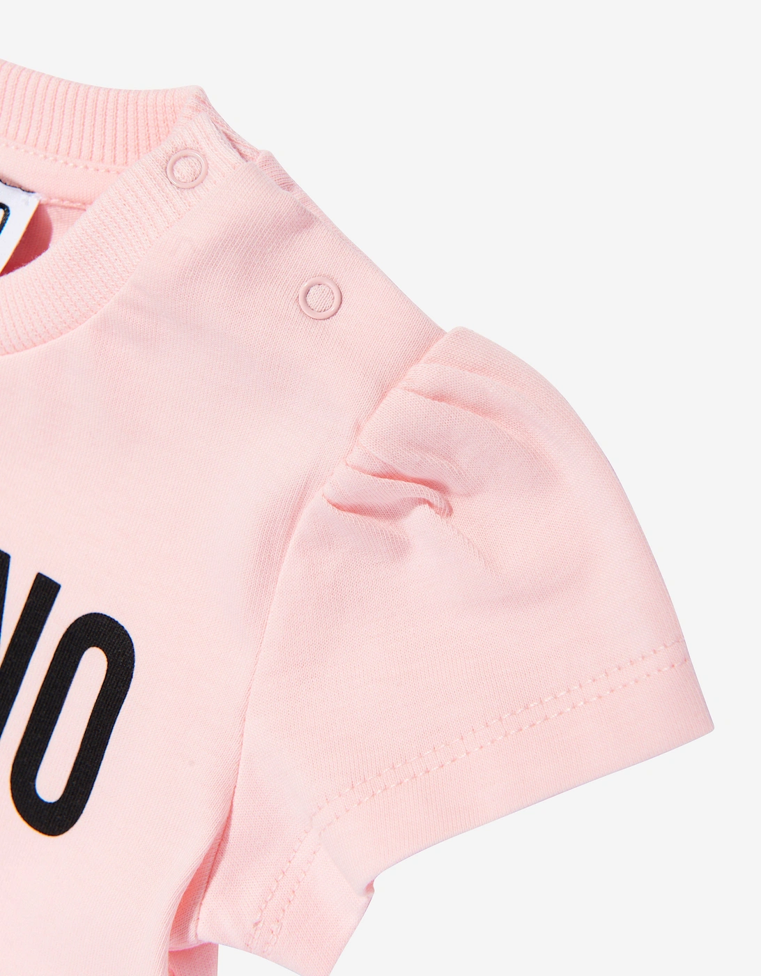Baby Girls Logo Skater Dress in Pink