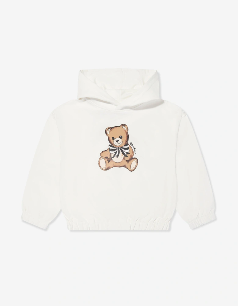 Girls Teddy Bear Legging Set in Ivory