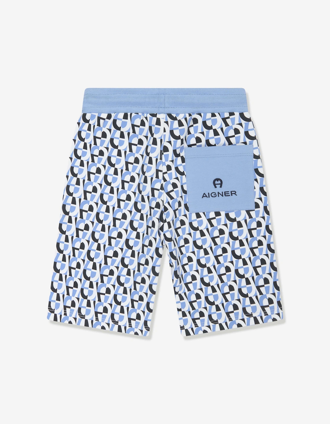 Boys Logo Bermuda Shorts in Blue
