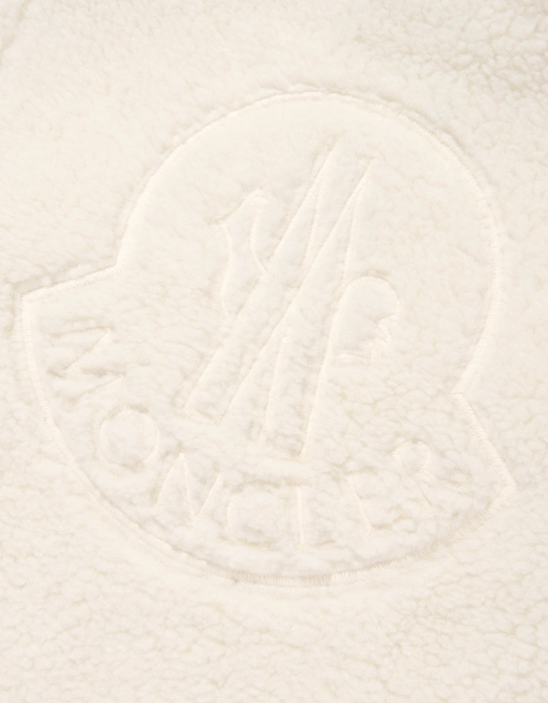 Enfant Boys Zip Up Cardigan in Ivory