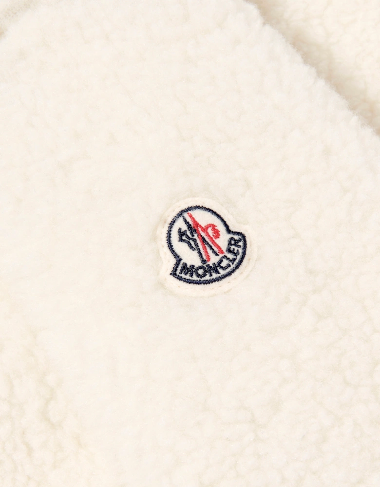 Enfant Boys Zip Up Cardigan in Ivory